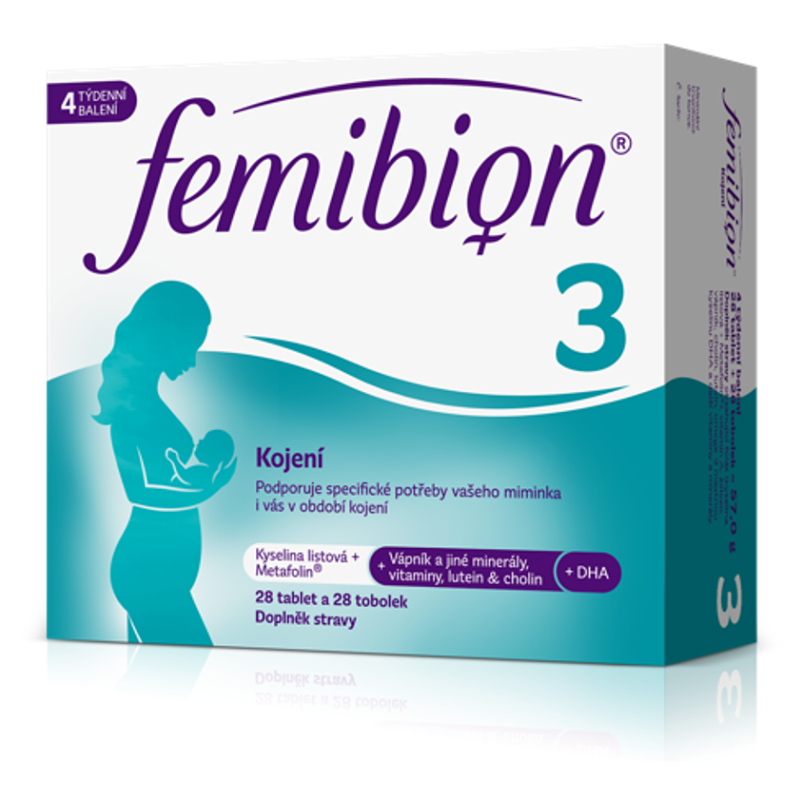 FEMIBION 3 Dojčenie 28 tabliet  28 kapsúl