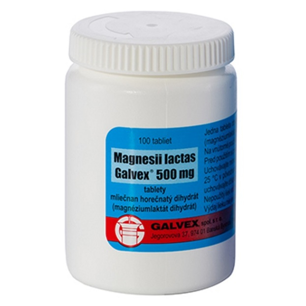 GALVEX Magnéziové tablety 500 mg 50 ks