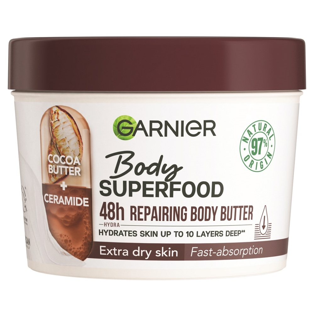 GARNIER Body Superfood Telové maslo Cocoa 380 ml