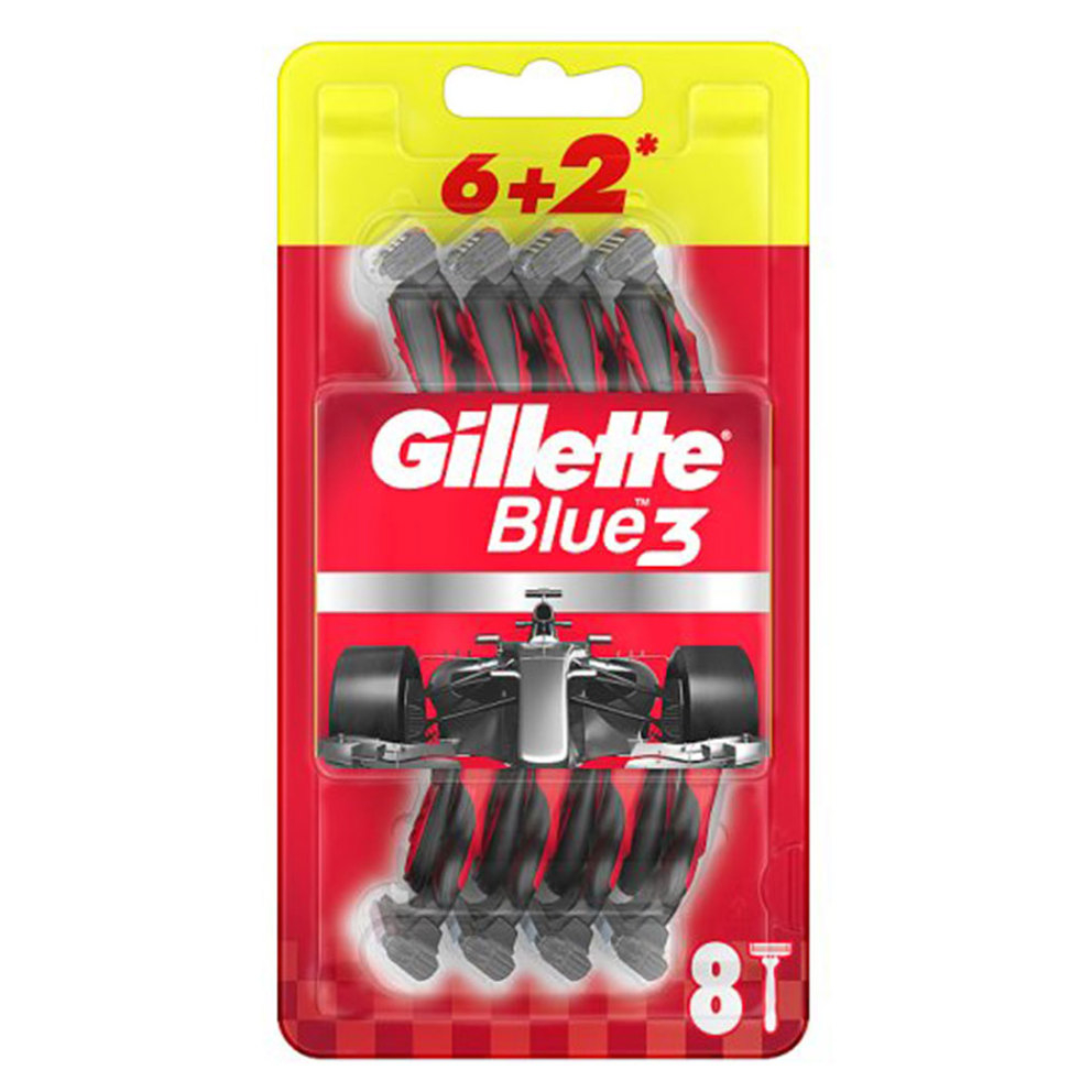GILLETTE Blue3 Nitro Jednorazový holiaci strojček 8 ks