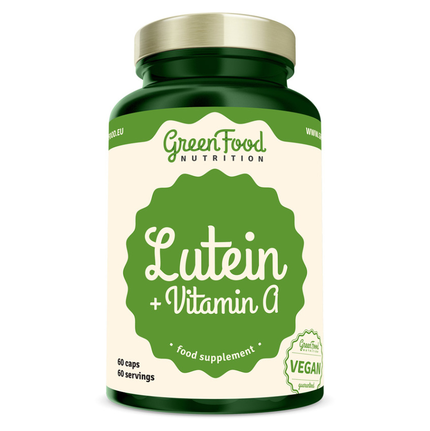 GREENFOOD NUTRITION Luteín  vitamín A 60 kapsúl