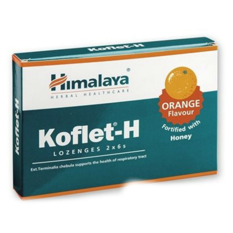 HIMALAYA Koflet-H Orange 12 pastiliek