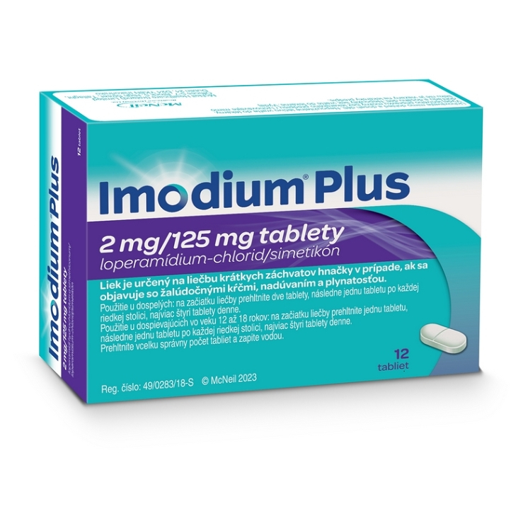 IMODIUM® Plus 2 mg125 mg tablety