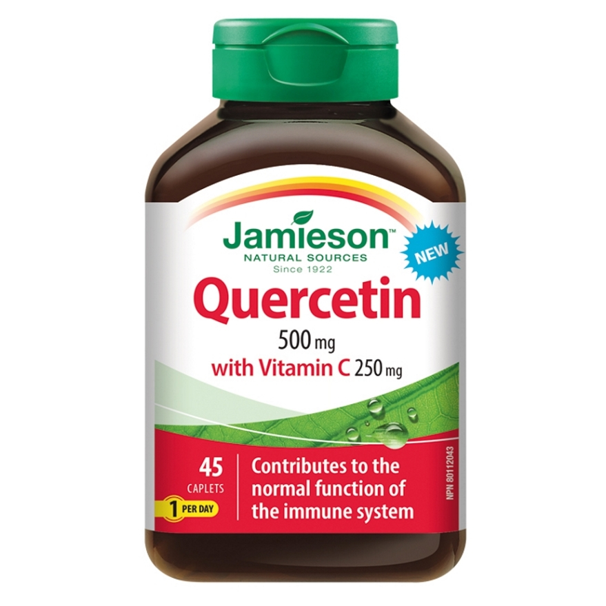 JAMIESON Quercetin 500 mg s vitamínom C 250 mg 45 tabliet