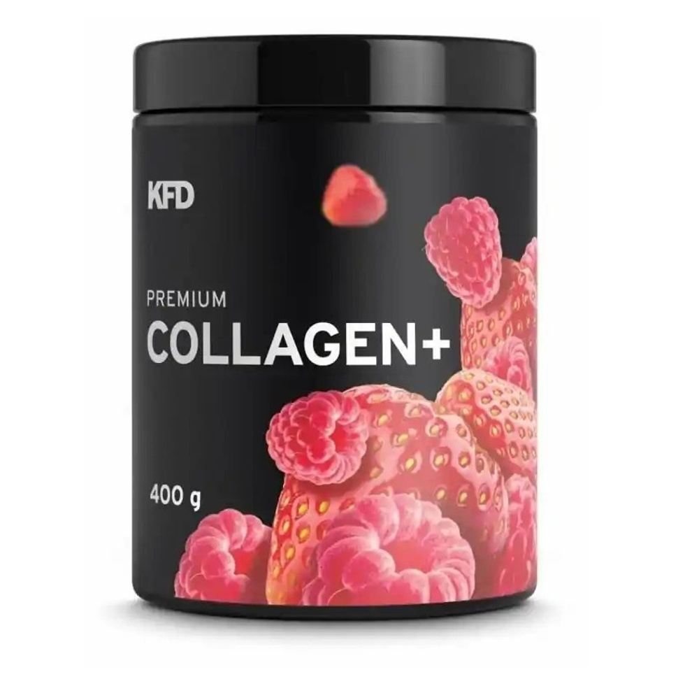 KFD Premium collagen s príchuťou jahôd a malín 400 g