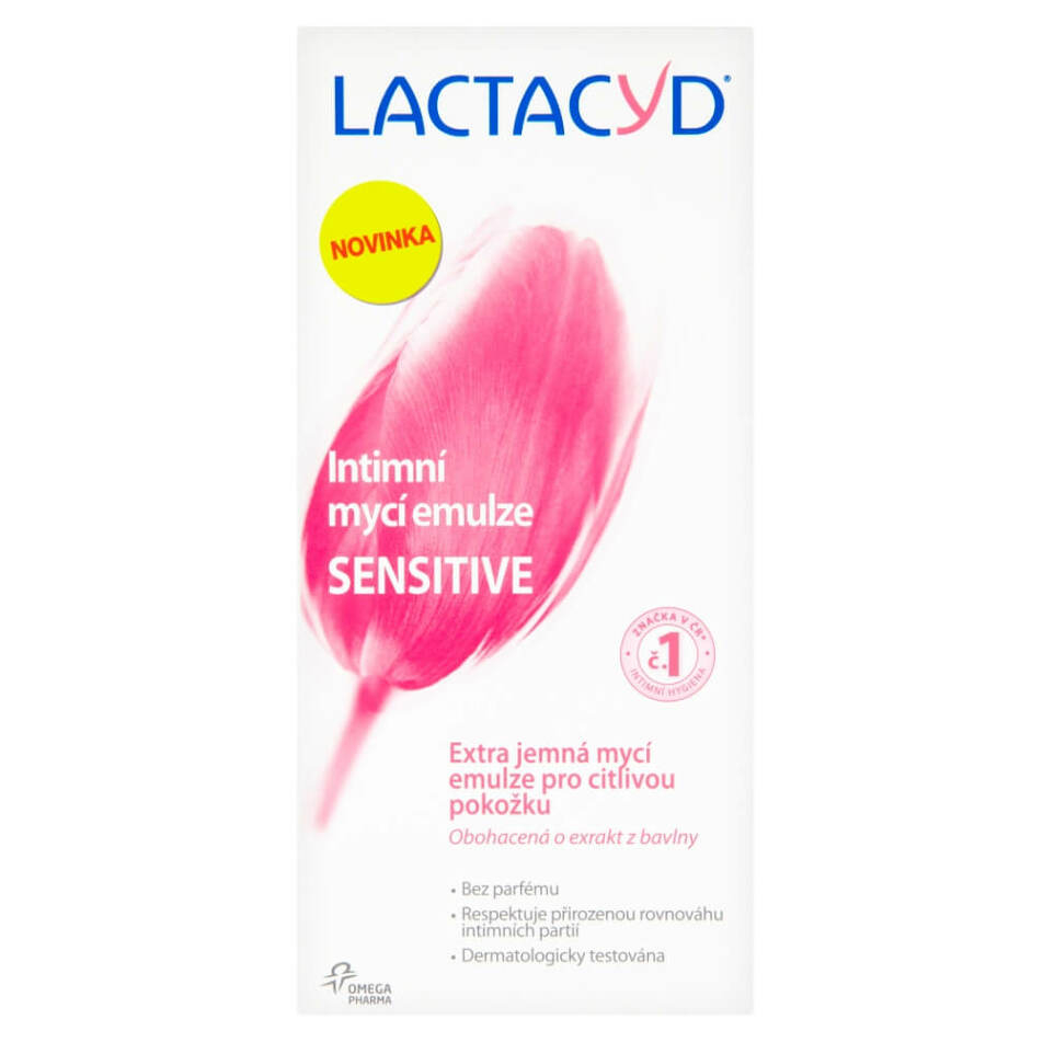 LACTACYD Intímna umývacia emulzia Sensitive 200 ml