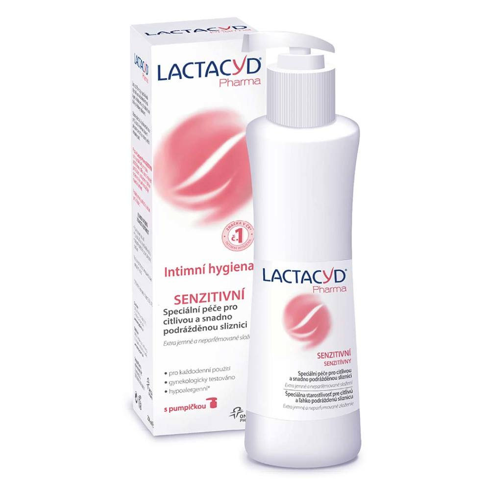 LACTACYD Pharma Intímna umývacia emulzia Senzitívna 250 ml