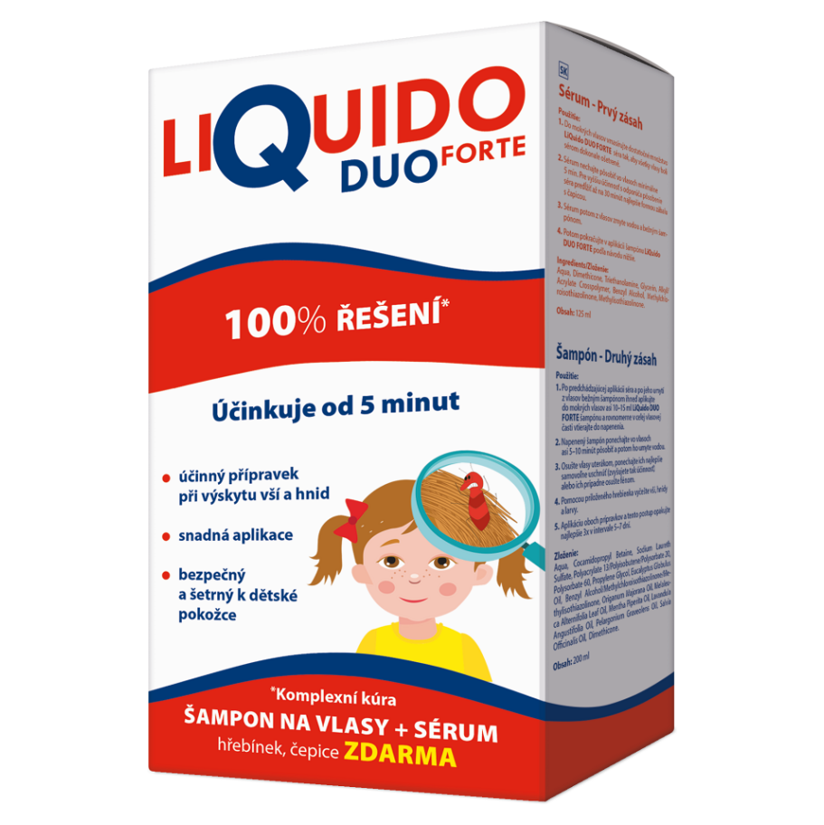 SIMPLY YOU Liquido Duo X šampón na vši 200 ml  sérum ZADARMO