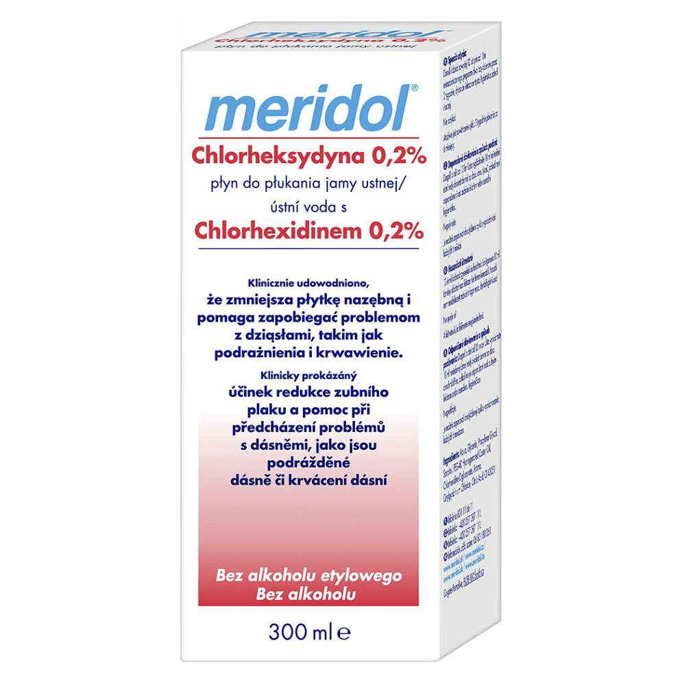 MERIDOL Chlorhexidine 0,2  percent Ústna voda 300 ml