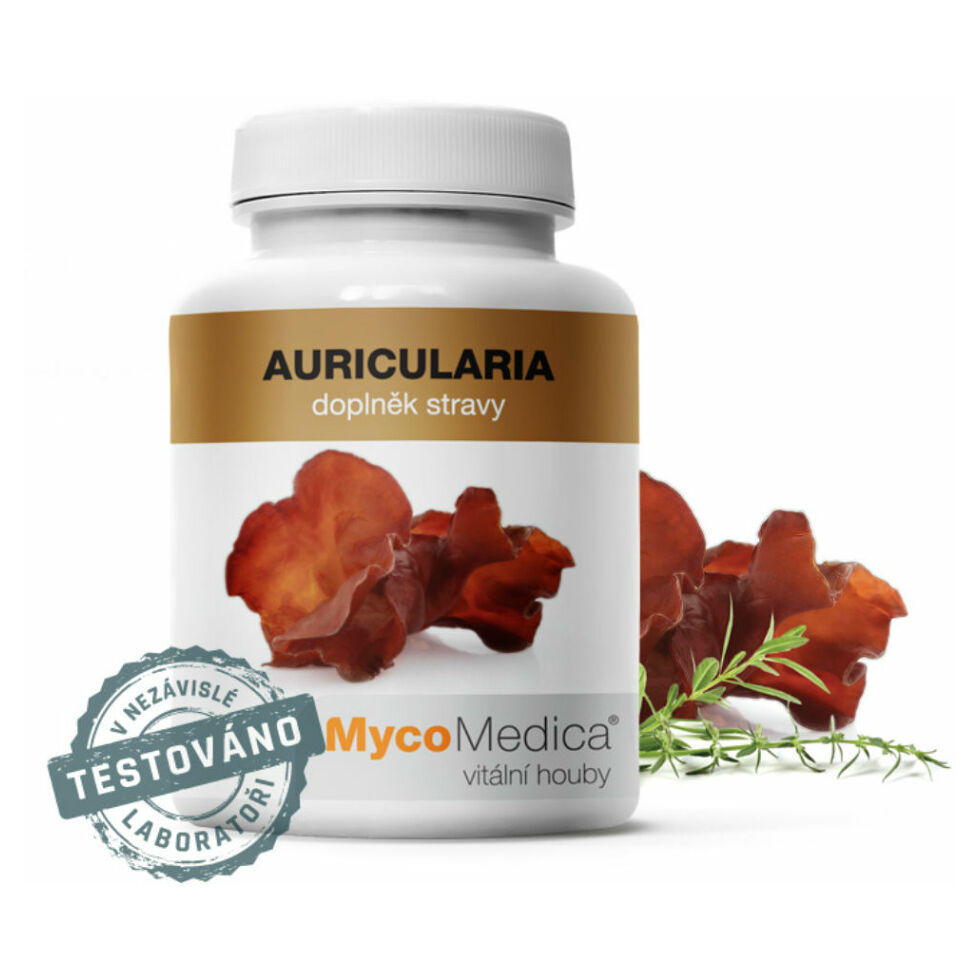 MYCOMEDICA Auricularia 90 rastlinných vegan kapsúl