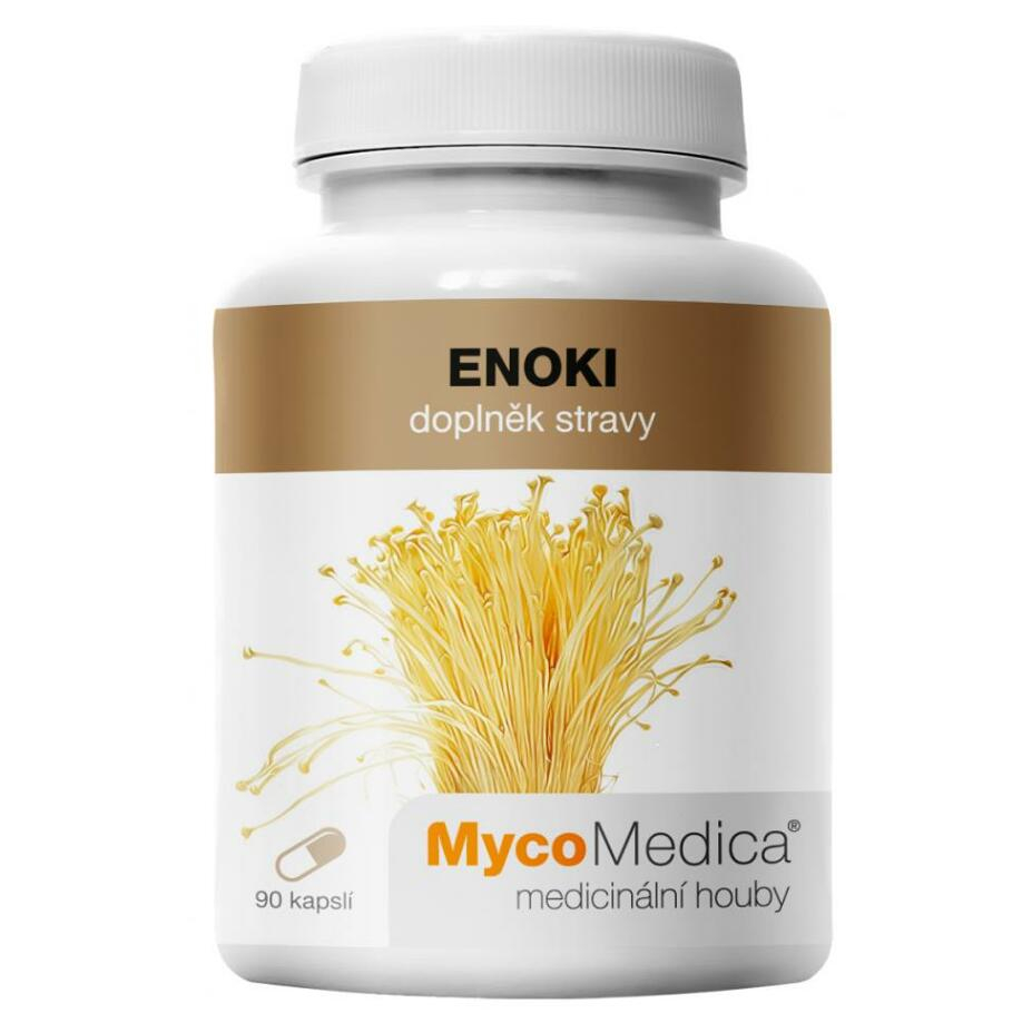MycoMedica Enoki 90 rastlinných vegan kapsúl