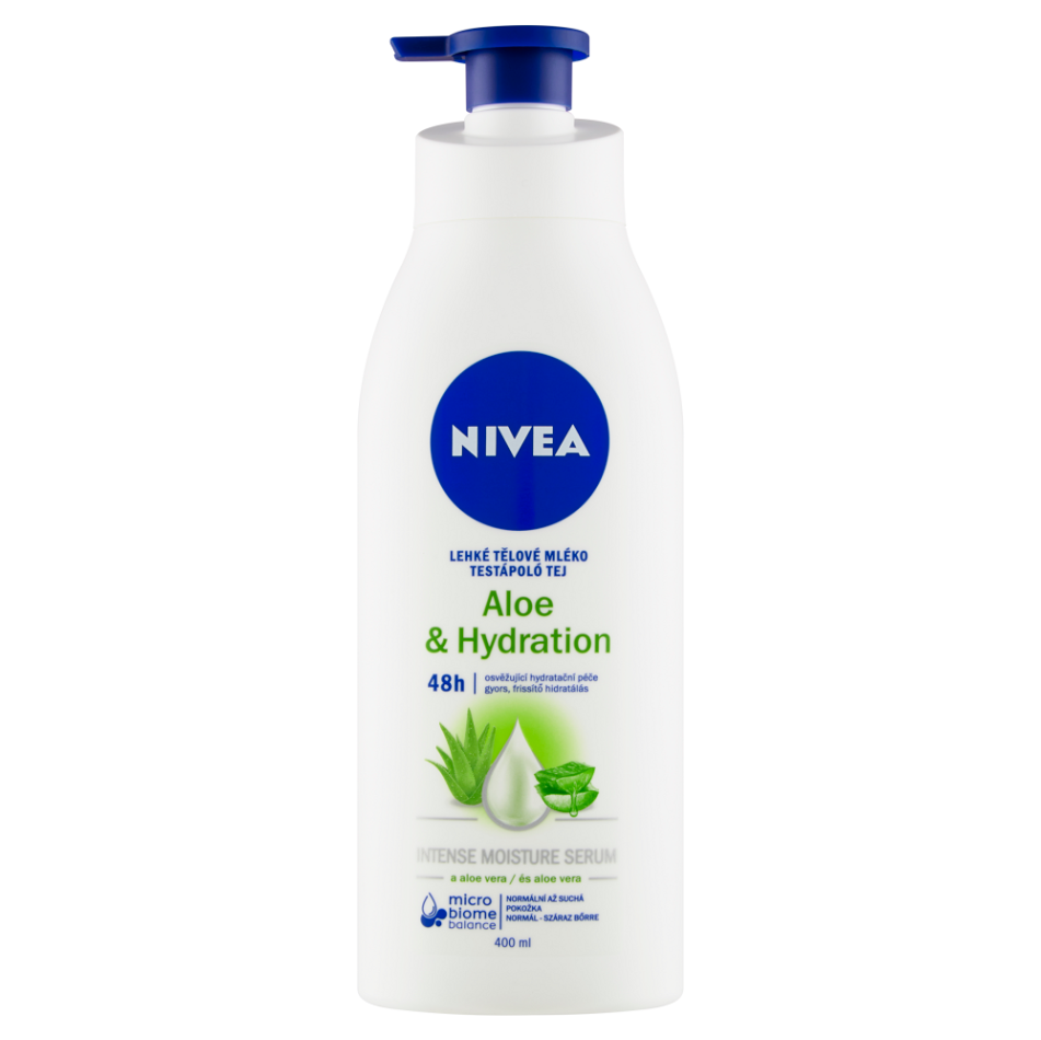 NIVEA Aloe  Hydration Ľahké telové mlieko 400 ml