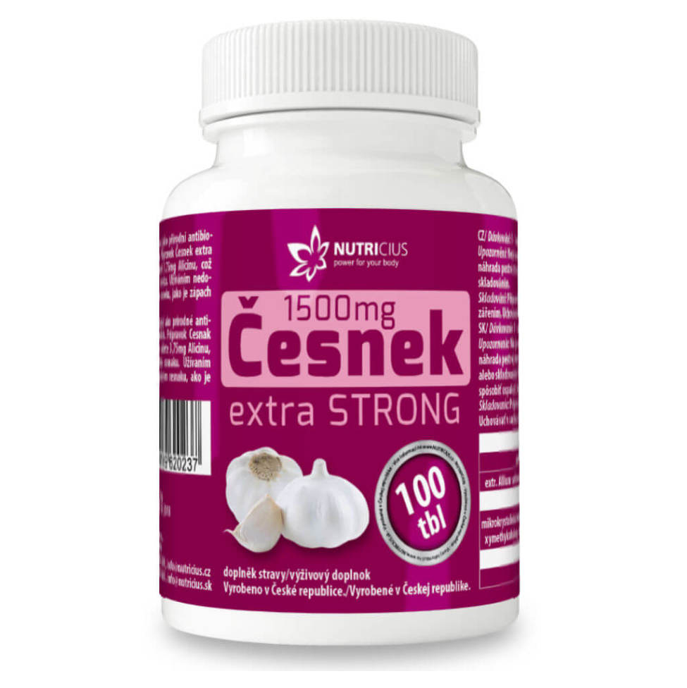 NUTRICIUS Cesnak extra strong 1500 mg 100 tabliet
