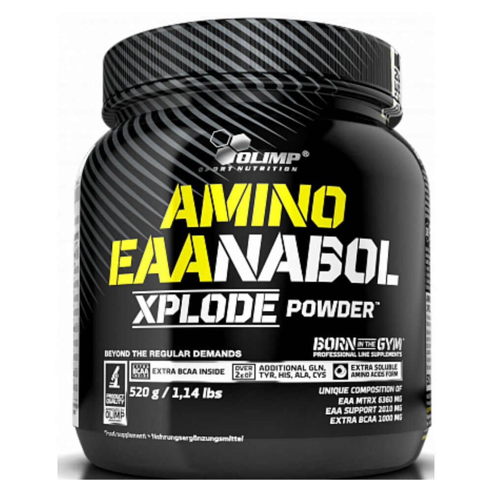 Amino EAAnabol Xplode, esenciálne aminokyseliny, Olimp, 520 g - Pomaranč