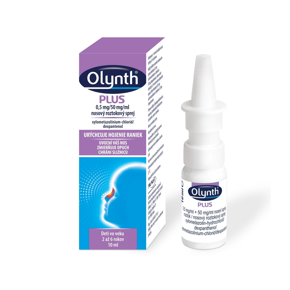 OLYNTH PLUS 0,5 mg50 mgml Nosový roztokový sprej 10 ml