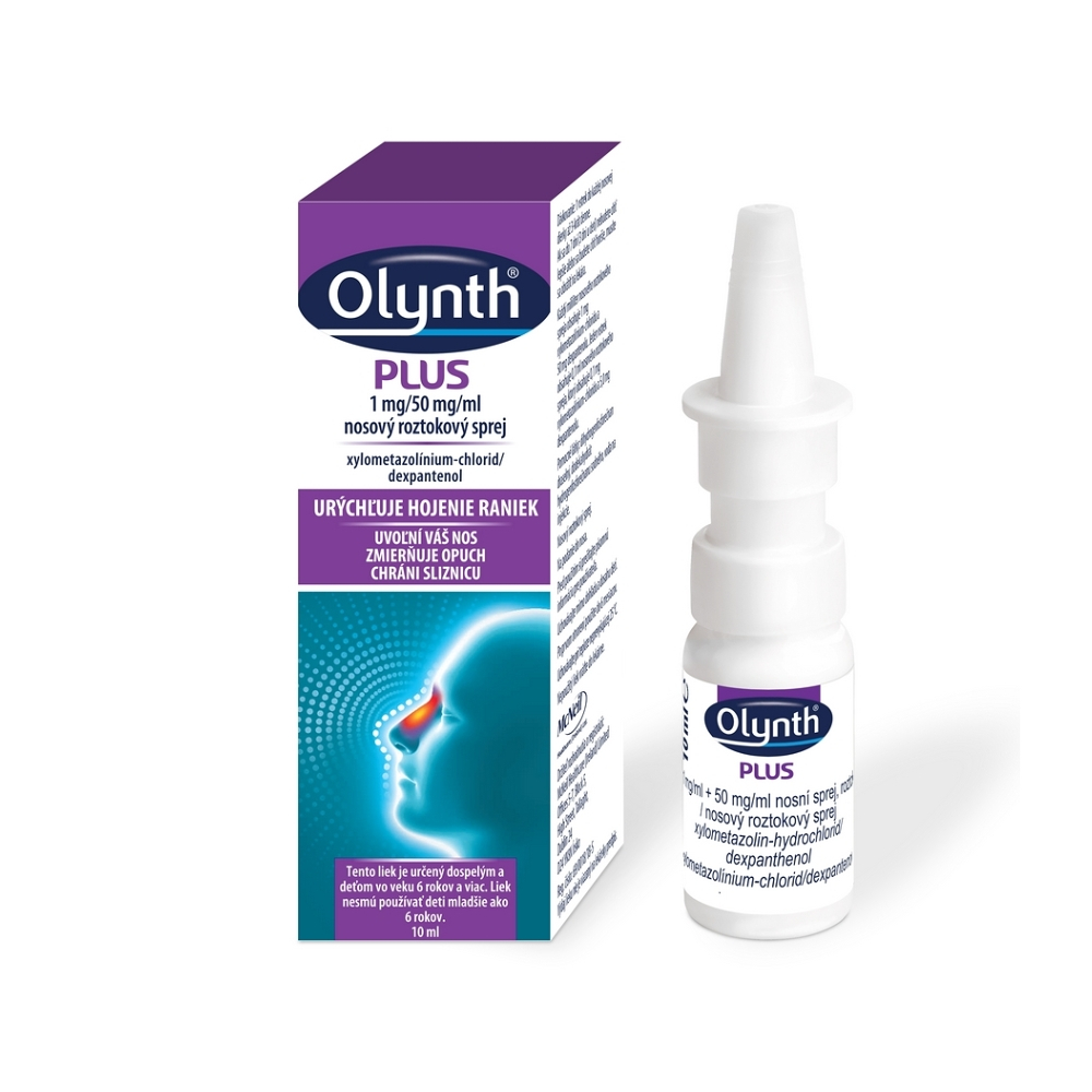 OLYNTH PLUS 1 mg50 mgml Nosový roztokový sprej 10 ml