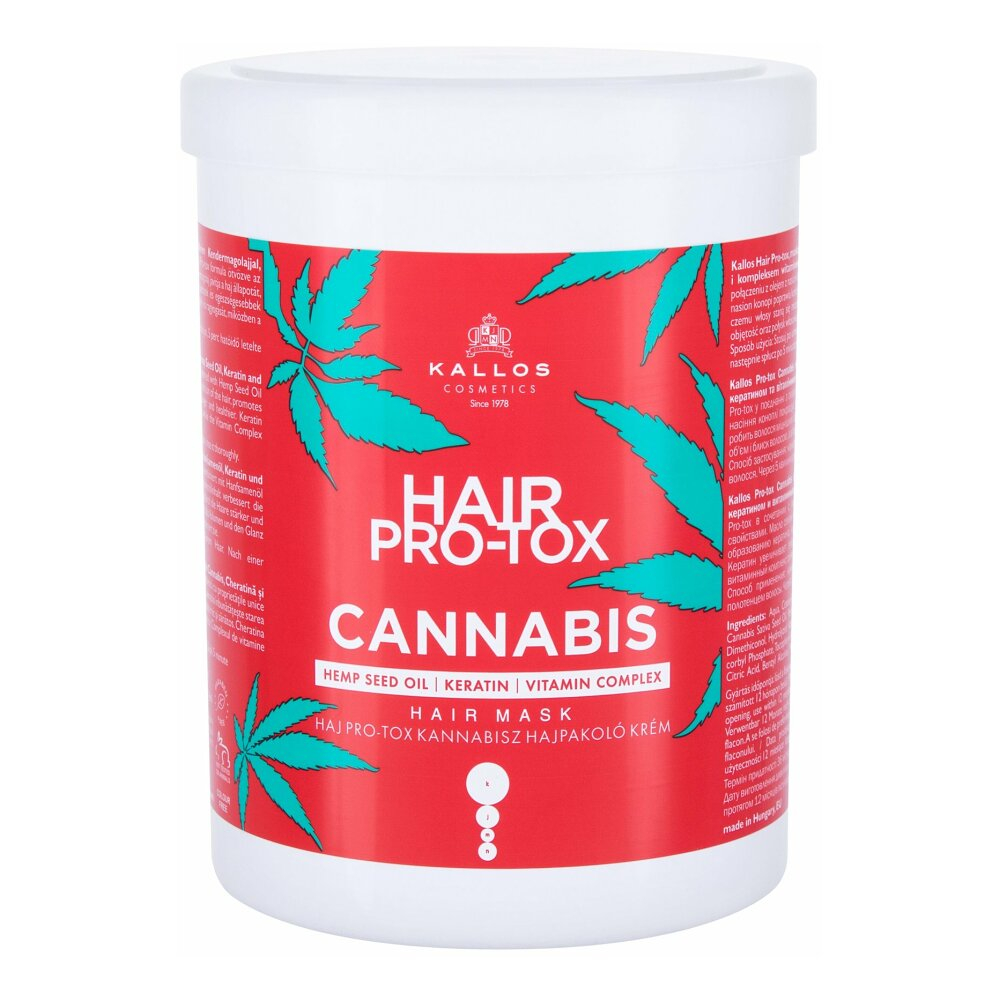 KALLOS COSMETICS Hair Pro-Tox Maska na vlasy Cannabis 1000 ml