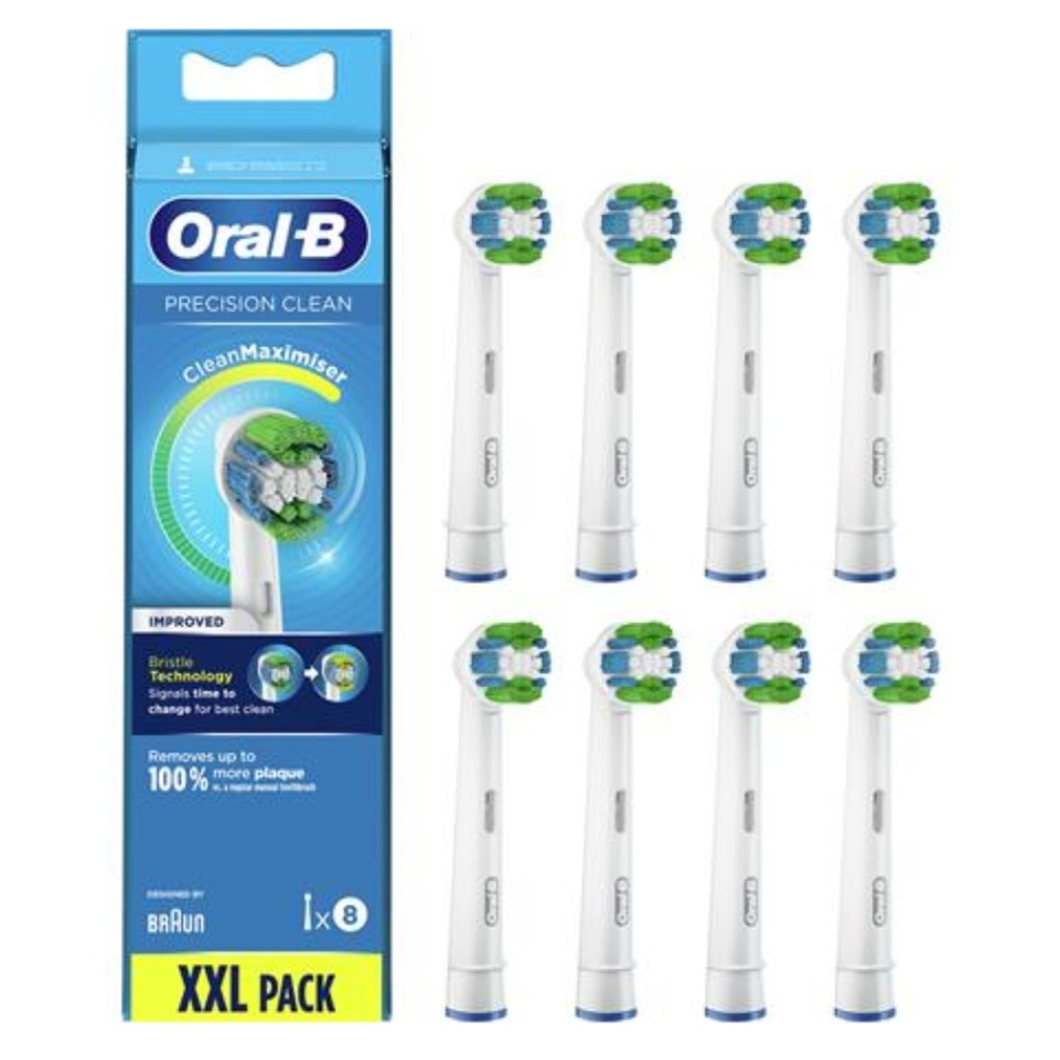 ORAL-B EB 20-8 Precision clean náhradná hlavica s Technológiou CleanMaximiser, 8 ks