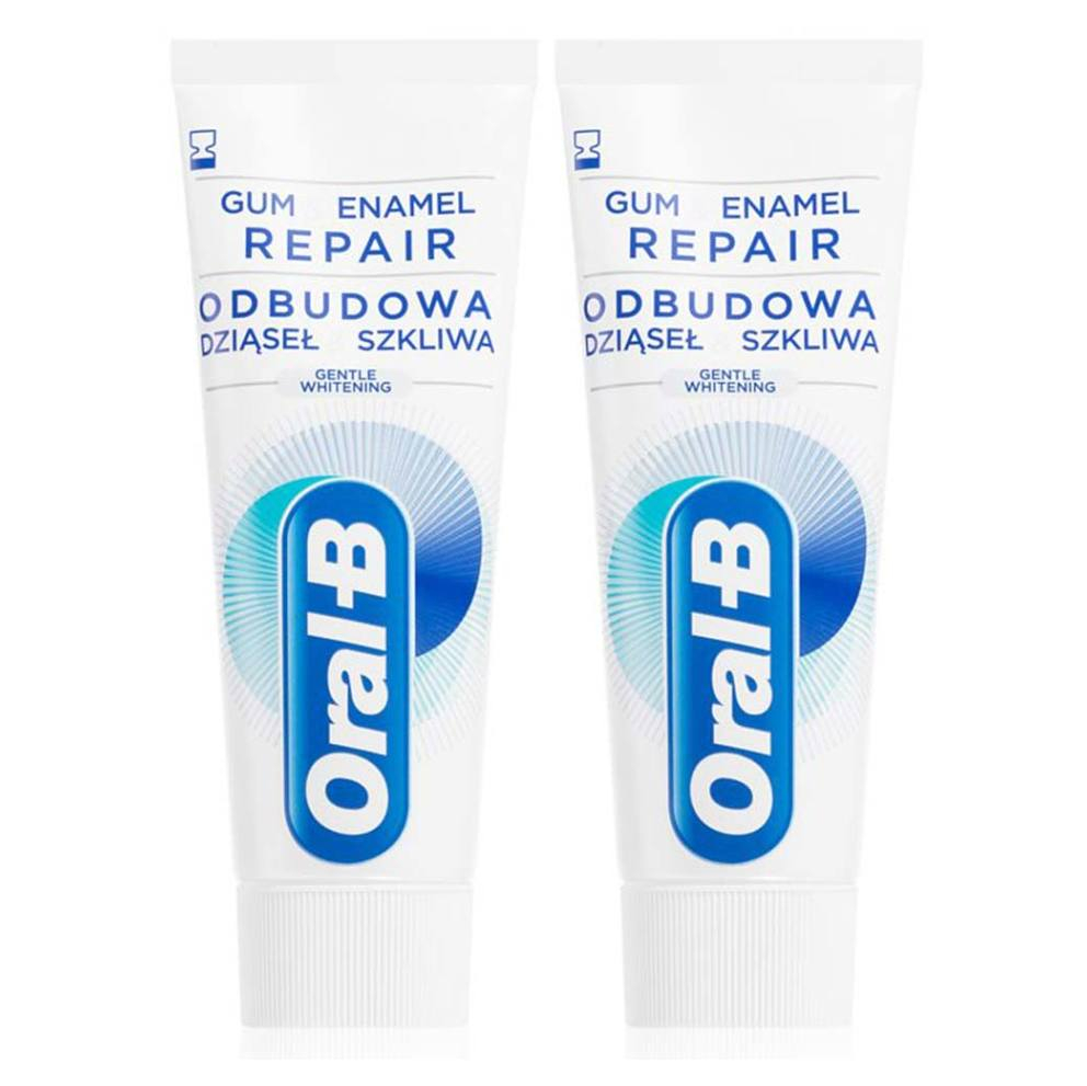 ORAL-B GumEnamel Zubná pasta Repair Gentle Whitening 2x 75 ml