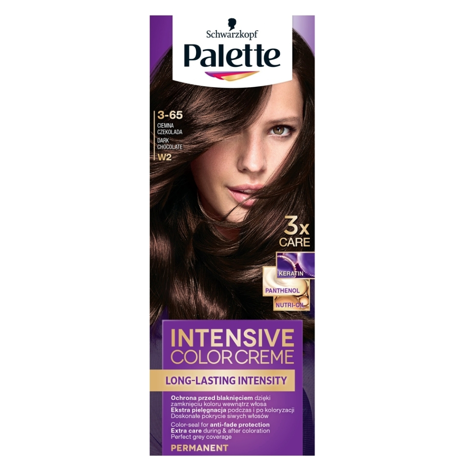 PALETTE ICC Farba na vlasy 3-65 Tmavo čokoládový