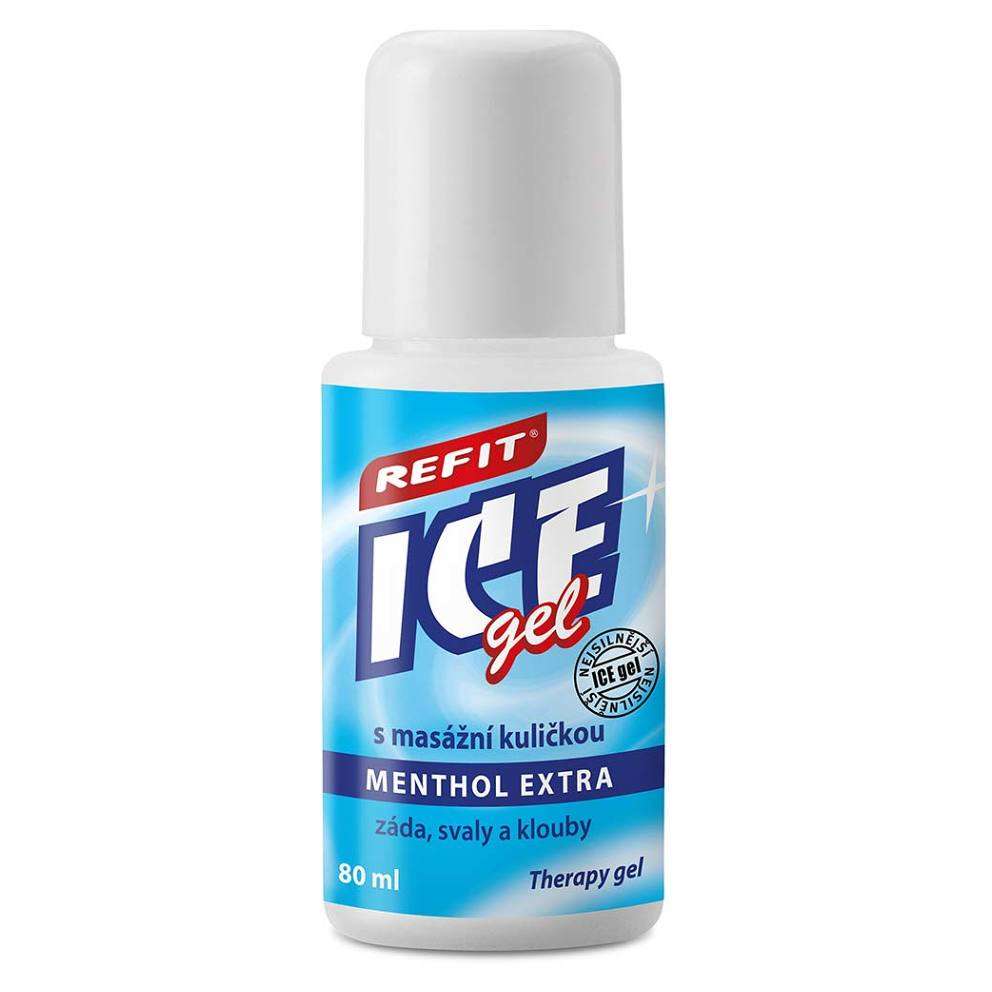 Refit Ice gel roll-on Menthol 2.5 percent na chrbát 80ml