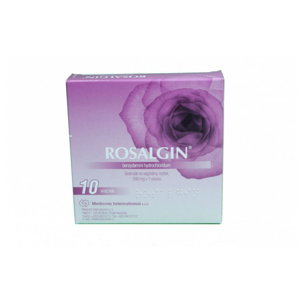 ROSALGIN 500 mg granulát na vaginálny roztok 10 sáčkov