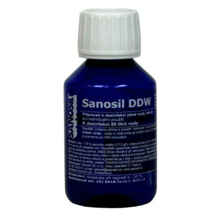 Sanosil DDW dezinfekcia pitnéj vody 80 ml80l vody