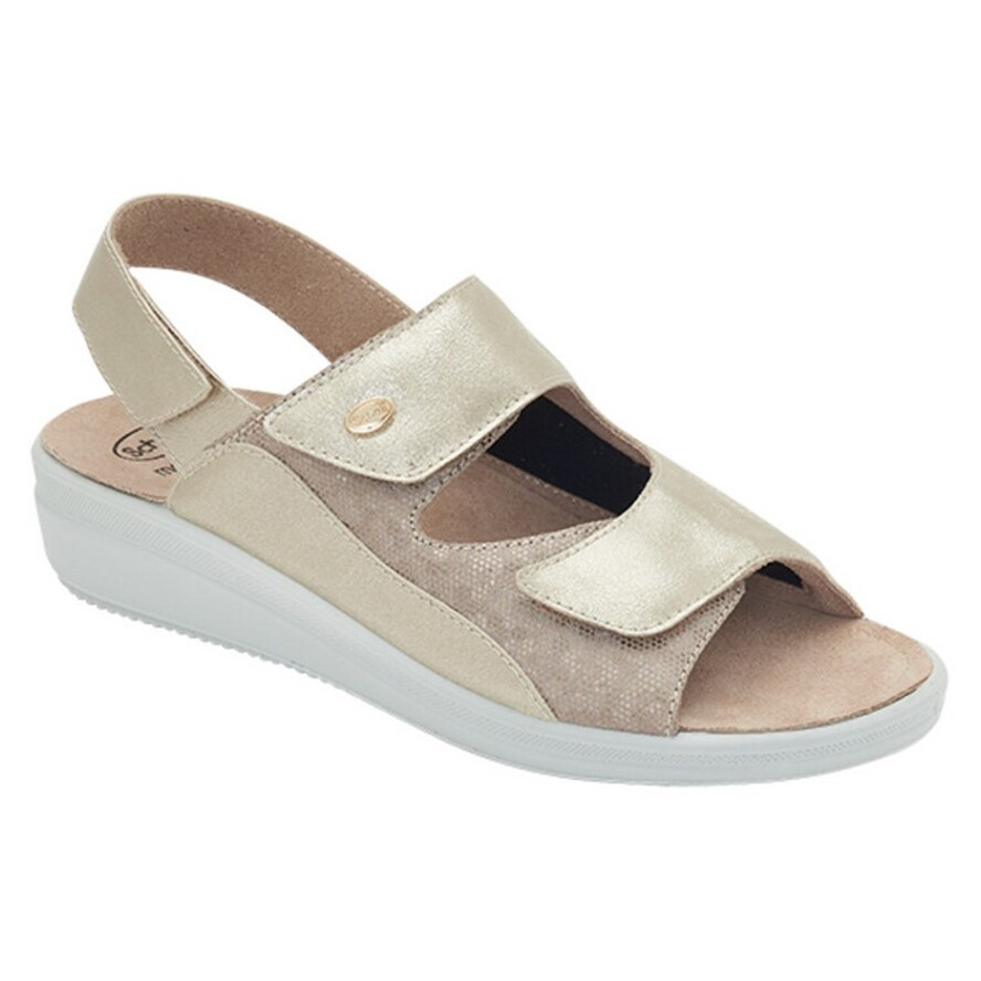 SCHOLL Antonia elastic BS dámske sandále platinové, Veľkosť obuvi: 39