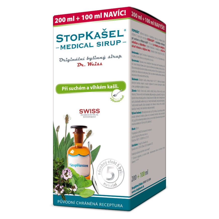 DR. WEISS Stopkašel Medical sirup 200100 ml