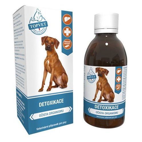 TOPVET Detoxikácia sirup pre psov 200 ml
