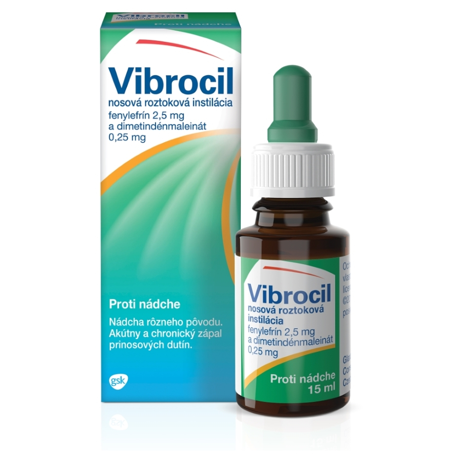 VIBROCIL Nosová roztoková instilácia 15 ml