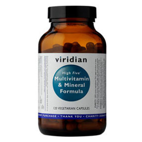 VIRIDIAN Nutrition High B5 Multivitamin  Mineral 120 kapsúl