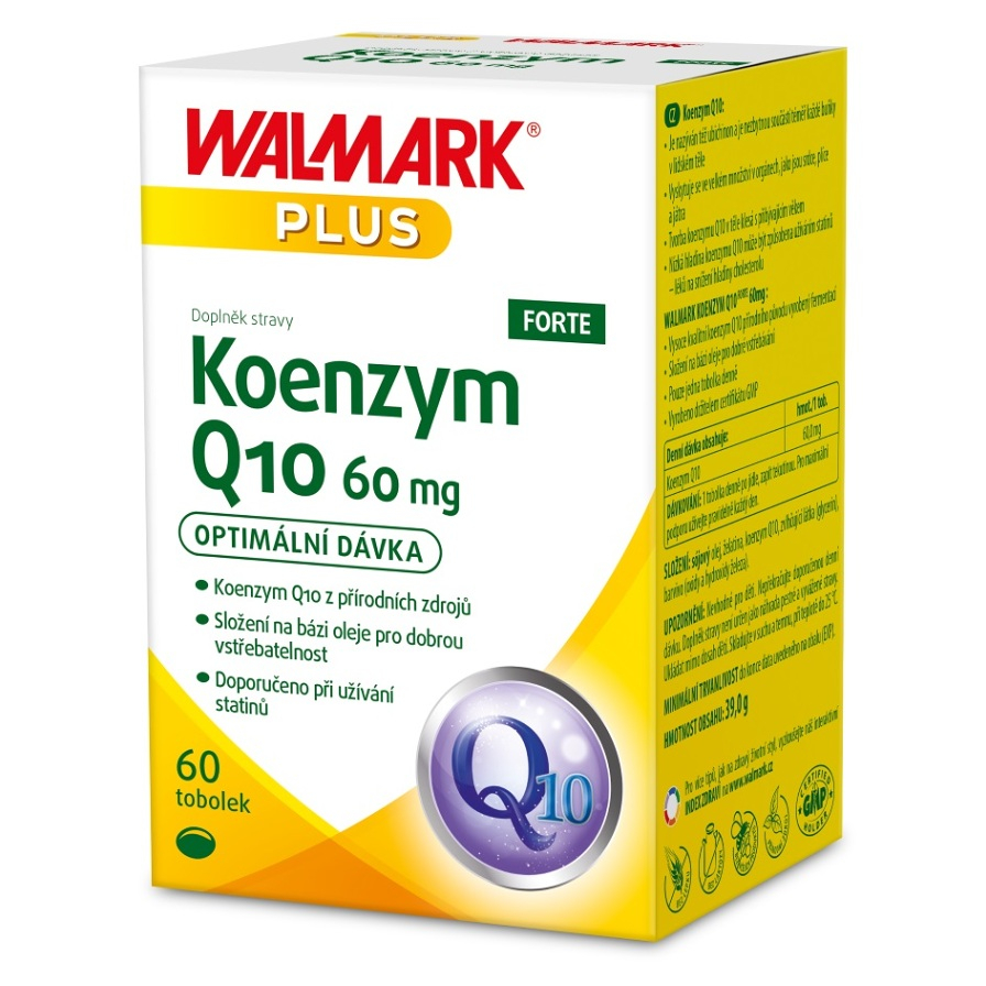 WALMARK Koenzým Q10 FORTE 60 mg 60 kapsúl
