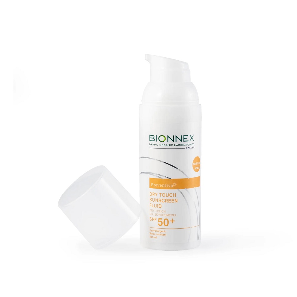Ochranný krém na opaľovanie Suchý dotyk SPF 50, 50 ml - Bionnex